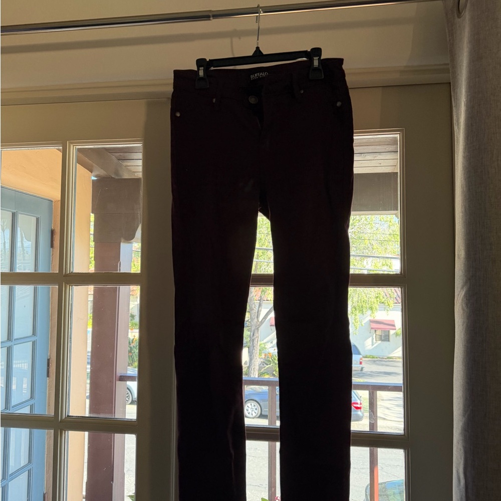 Buffalo Dark Burgundy Pants size 3/26